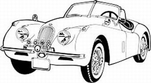 1953 Jaguar xk 120m